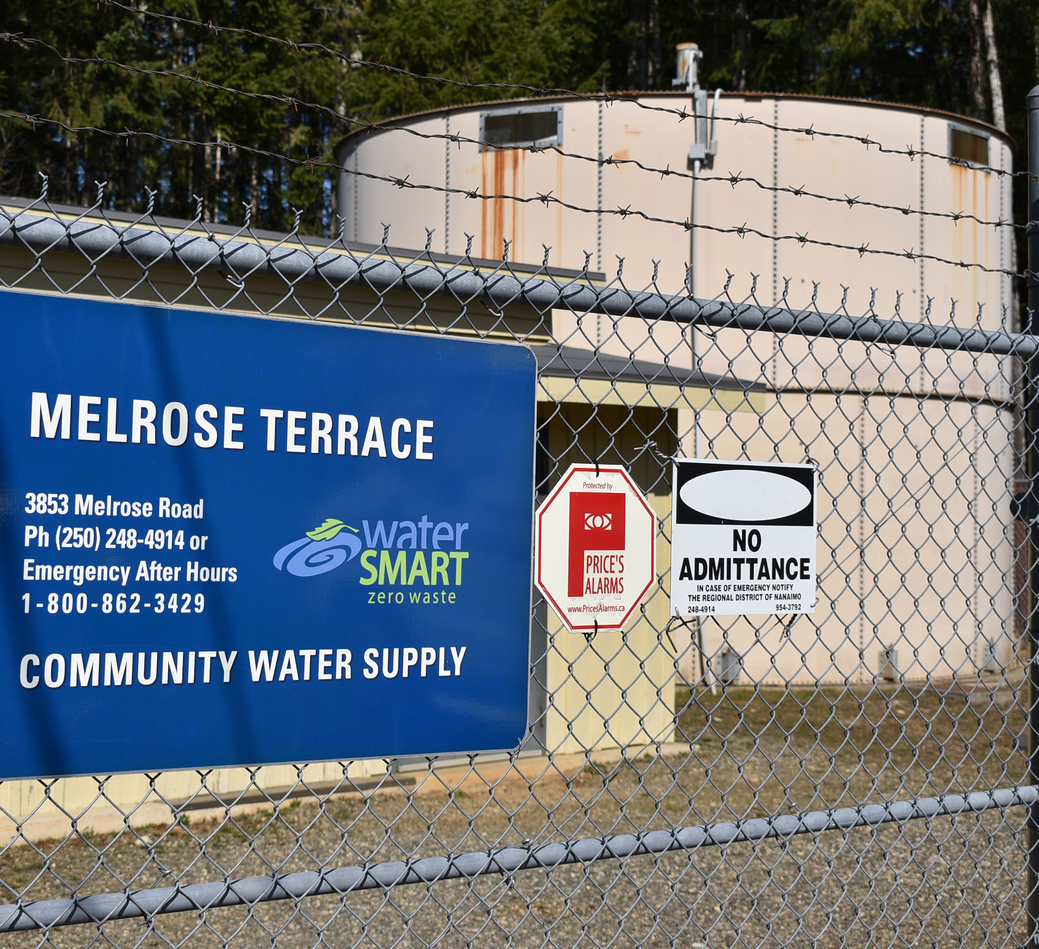 Melrose pumphouse and reservoir