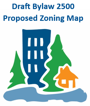 dRAFT bYLAW 2500 pROPSOED ZONE MAP